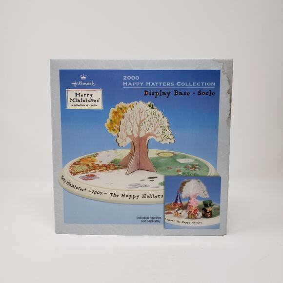 2000 Hallmark Happy Hatters Collection Display Base & Accessories - Picture 1 of 5